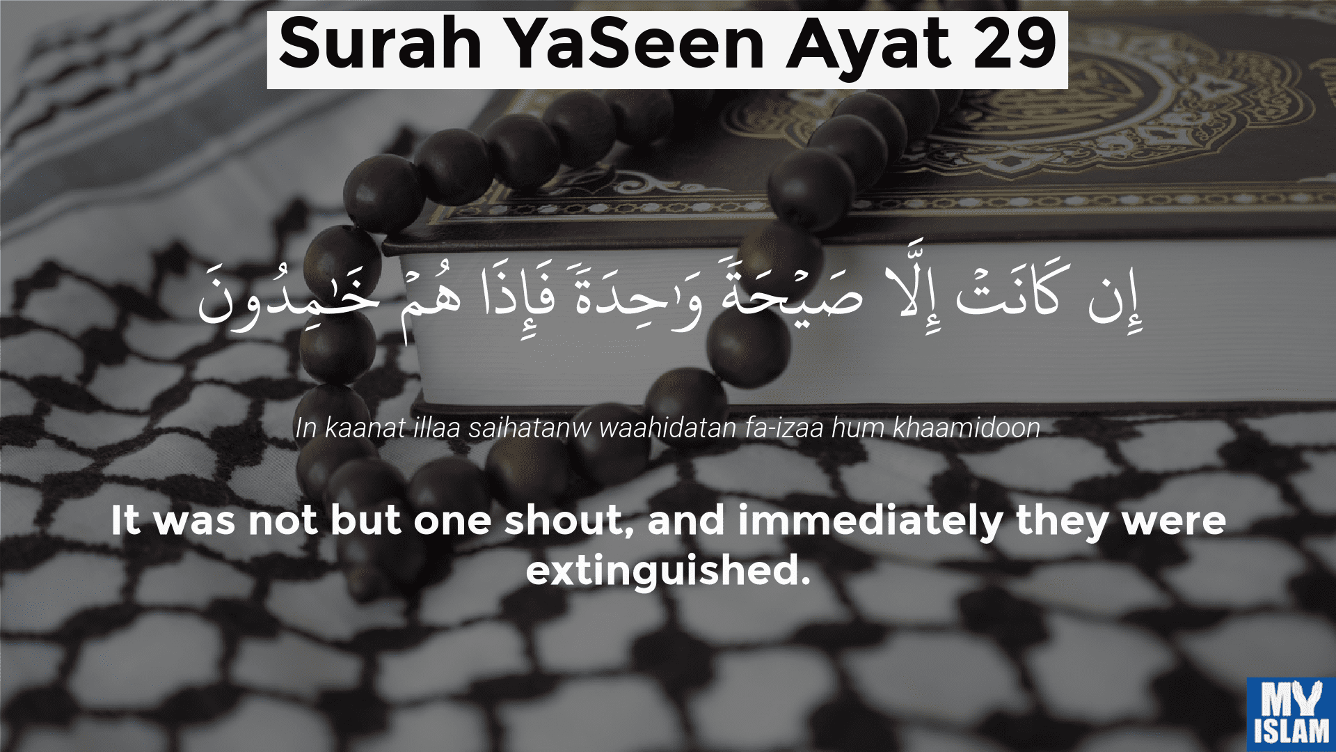 surah yaseen ayat 29