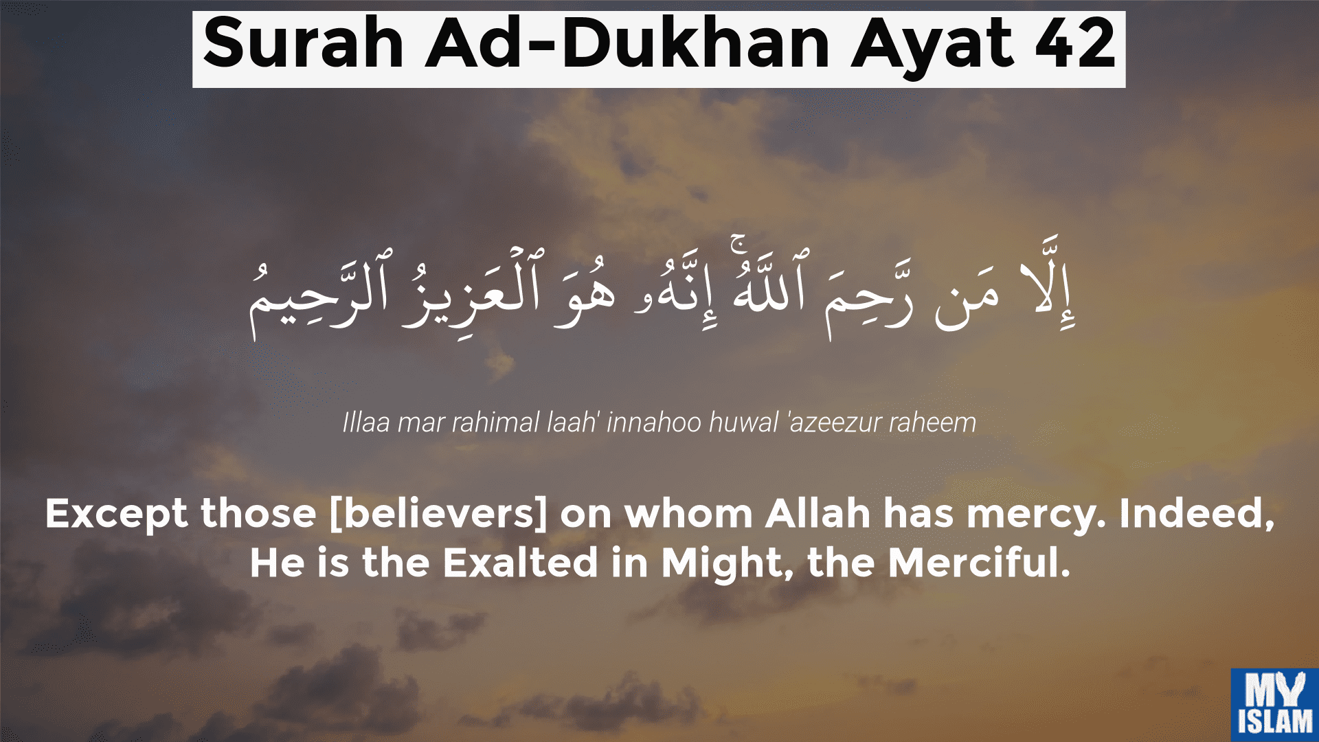 surah ad-dukhan ayat 42